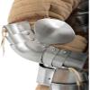Medieval Imperial Floating Elbow Cops Steel | Medieval Knight Elbow Cops Armor Set view 2