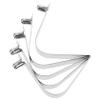 BESPORTBLE 5pcs Shaped Spring Clips for Kayak Paddle and Tent Poles Durable Boat Buckles for Easy Compression Spring Assembly and DIY Projects view 1