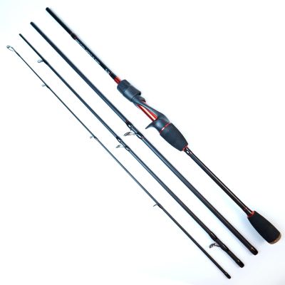 MerryYard Seahawk II Casting Fishing Rods,High Performance Carbon Blank 24T+30T, Stainless Steel Line Guides w/Zirconium Oxide Rings Tip Top (Cast-6'6"-L-F-4pcs)