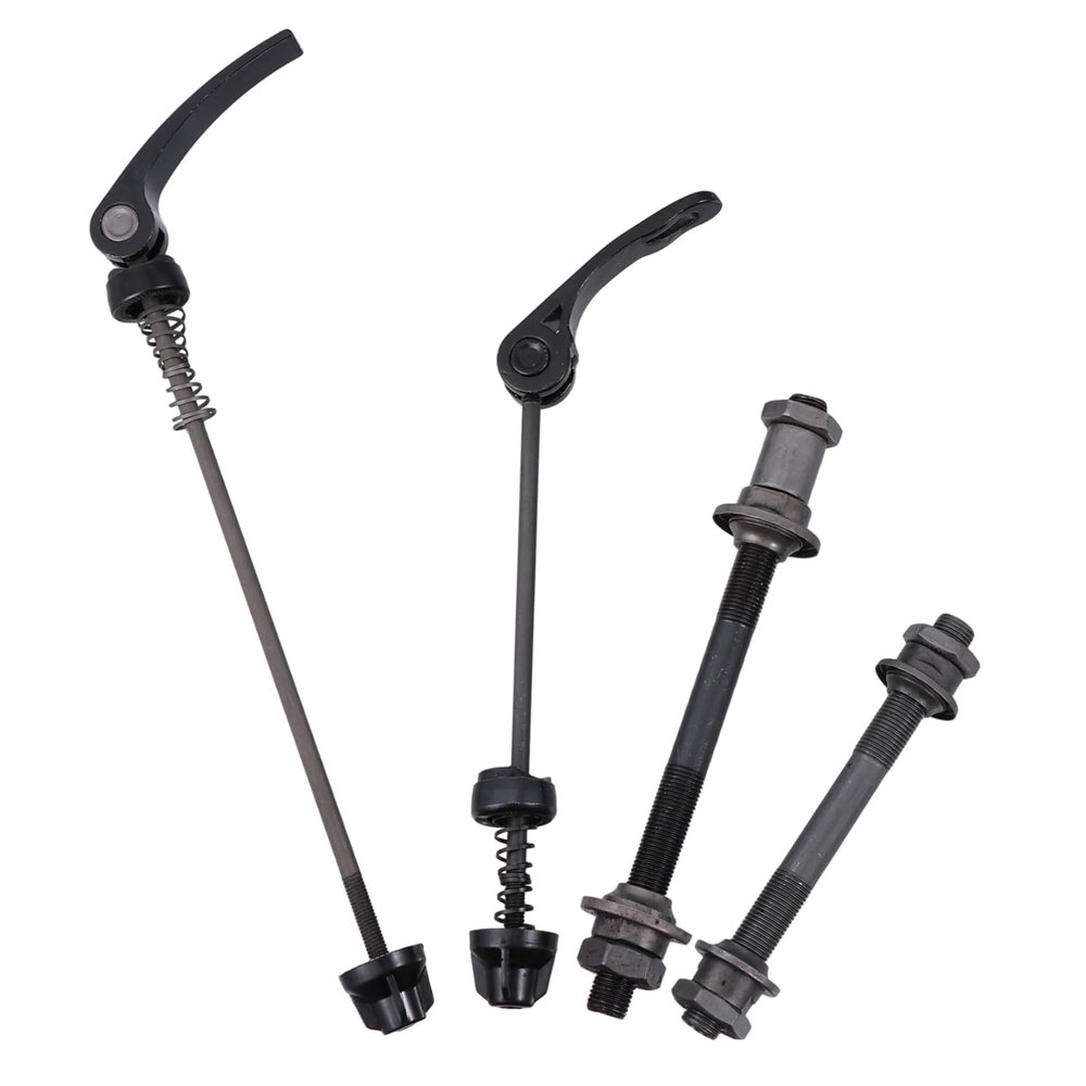VANZACK Quick Release Skewers Set for Mountain Bikes Durable Hollow Axles for Front Rear Wheels Easy Tool Installation Essential Bike Parts for Cycling Enthusiasts