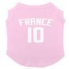 France Jersey - Soccer Sporty Dog Shirt (Pink, Small) view 1