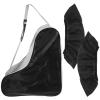GANAZONO 1set Roller Skates Organizer Pouch Portable Zipper Storage Bag for Quad and Inline Skates Easy to Clean for Ice Skating Shoes and Accessories view 1