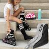 GANAZONO 1set Roller Skates Organizer Pouch Portable Zipper Storage Bag for Quad and Inline Skates Easy to Clean for Ice Skating Shoes and Accessories view 4