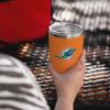FOCO Miami Dolphins NFL Team Logo 30 oz Tumbler - Orange view 2