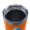 FOCO Miami Dolphins NFL Team Logo 30 oz Tumbler - Orange view 4