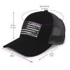 MULIHU Brisket Butts Ribs and Freedom U.S.A.Flag Baseball Cap for Men Women Trucker Hats Mesh Back Cap Adjustable Breathable Hat Baseball Cap Dad Hats view 4
