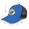 MULIHU Flag of Terrebonne Parish, Louisiana Baseball Cap for Men Women Trucker Hats Mesh Back Cap Adjustable Breathable Hat Baseball Cap Dad Hats view 4