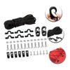 BESPORTBLE Kayak Bungee Cord Kit with Hooks Elastic Deck Rigging Straps for Kayaks Canoes Boats Durable and Lightweight Easy Storage for Outdoor Adventures view 2