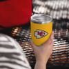FOCO Kansas City Chiefs NFL Team Logo 30 oz Tumbler - Yellow view 2