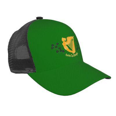 MULIHU Erin Go Bragh Banner Baseball Cap for Men Women Trucker Hats Mesh Back Cap Adjustable Breathable Hat Baseball Cap Dad Hats