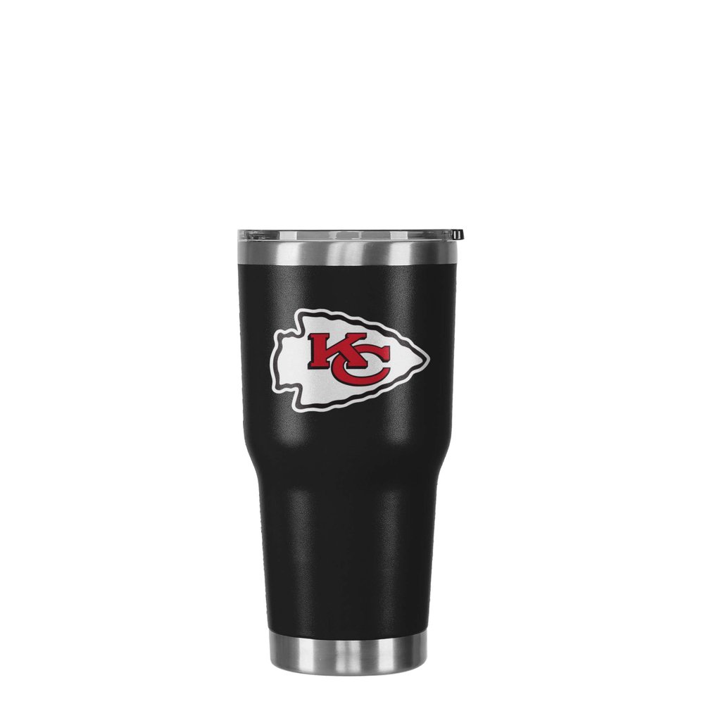 FOCO Kansas City Chiefs NFL Team Logo 30 oz Tumbler - Black