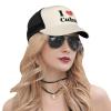 MULIHU I Love Cuba Baseball Cap for Men Women Trucker Hats Mesh Back Cap Adjustable Breathable Hat Baseball Cap Dad Hats view 2
