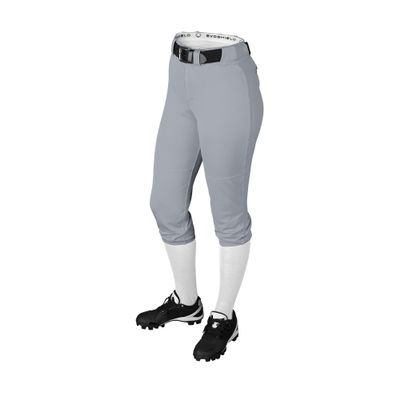 EvoShield Junior Girl's Unlocked Mid Rise Pant | Baseball/Softball | Blue Grey | XL Extra Large