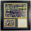 Michigan Football | 2023 CFP National Champions | Framed Double Matted Photo Collages | (12"x15", Mosaic) view 1