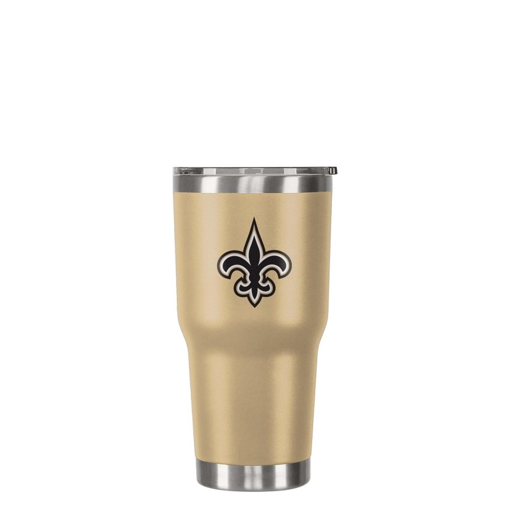 FOCO New Orleans Saints NFL Team Logo 30 oz Tumbler - Gold
