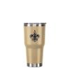FOCO New Orleans Saints NFL Team Logo 30 oz Tumbler - Gold view 1