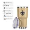 FOCO New Orleans Saints NFL Team Logo 30 oz Tumbler - Gold view 3