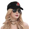 MULIHU Heart Disease Awareness USA Flag Baseball Cap for Men Women Trucker Hats Mesh Back Cap Adjustable Breathable Hat Baseball Cap Dad Hats view 2