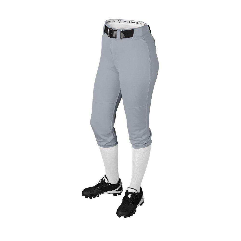 EvoShield Junior Girl's Unlocked Mid Rise Pant | Baseball/Softball | Blue Grey | S Small