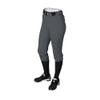 EvoShield Women's Unlocked Mid Rise Pant | Baseball/Softball | Charcoal Grey | XL - Extra Large view 1