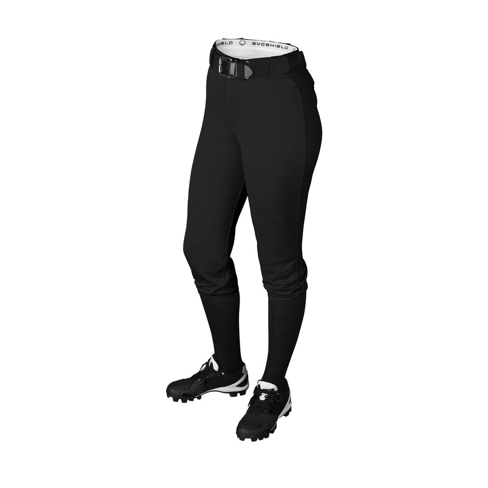 EvoShield Women's Unlocked Mid Rise Pant | Baseball/Softball | Black | M - Medium