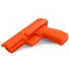 American Safety Props - Non-Functional Solid Polymer Holster Molding Gun Prop - (Prepped) - Blaze Orange - U.S.A. Made - Compatible with Springfield Armory Echelon view 1