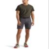 ATG by Wrangler Men's Relaxed Fit Belted Canyon Cliff Shorts, Asphalt, Large view 1