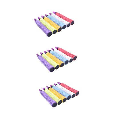 BESPORTBLE 18pcs Tennis Overgrip Tape Sports Grip Comfortable Sweatband Badminton Racket Overgrip Tennis Replacement Grip Random Color