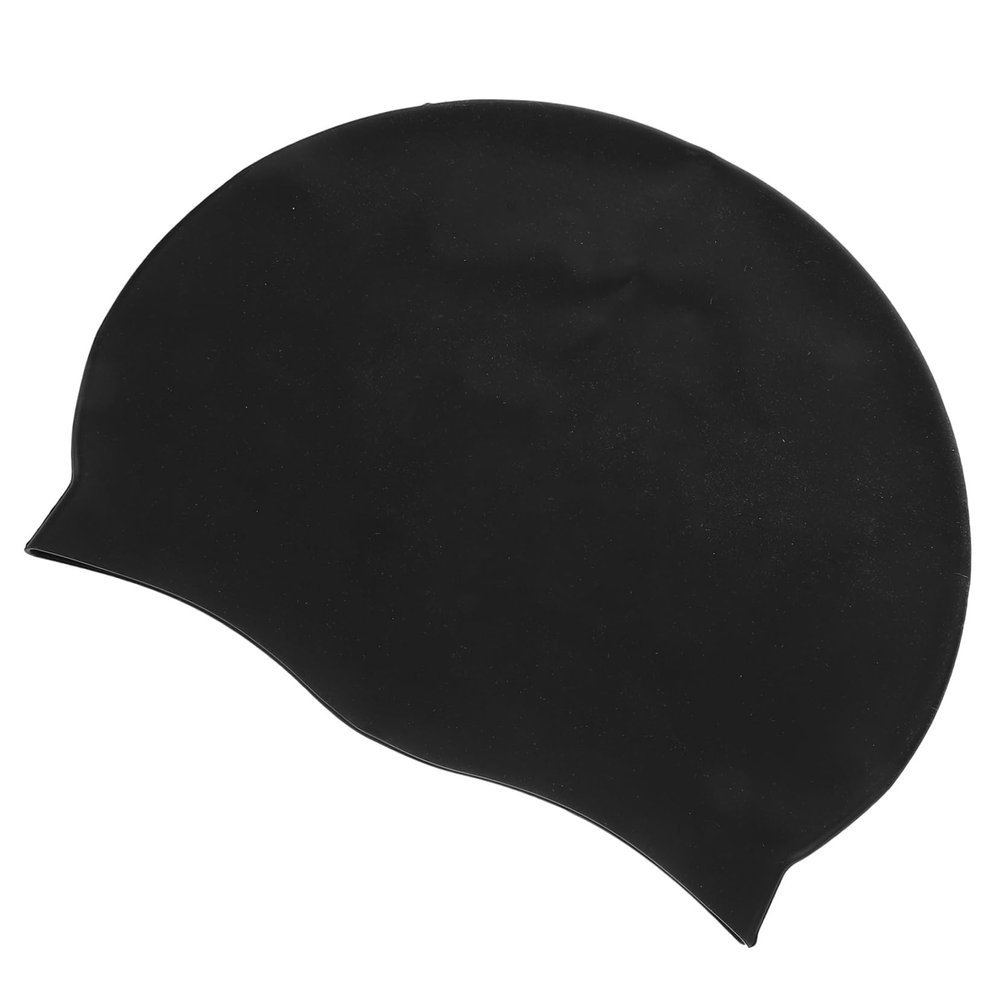 BESPORTBLE 2pcs Waterproof Swim Caps for Women Silicone Swimming Hat Large Size Sports Elastic Rubber Swimming Accessory