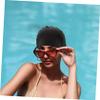 BESPORTBLE 2pcs Waterproof Swim Caps for Women Silicone Swimming Hat Large Size Sports Elastic Rubber Swimming Accessory view 4
