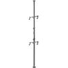 CyclingDeal Floor to Ceiling 2 Bike Storage Stand - Dual Hanger Gravity Hook Parking Rack Pole Stand for Storing Bicycles in Garages or Apartments - Height up to 10'10" view 1