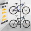 CyclingDeal Floor to Ceiling 2 Bike Storage Stand - Dual Hanger Gravity Hook Parking Rack Pole Stand for Storing Bicycles in Garages or Apartments - Height up to 10'10" view 2