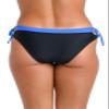 Hobie Women's Faux Layered Hipster Swimsuit Bottom, Surf//Color Around The Block, X-Small view 2