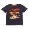 Appaman Boys' Sunset Palm Tree Graphic Tee (Toddler/Little Big Kid), Dark Grey view 1
