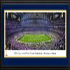 2024 CFP National Championship Game, Washington vs Michigan - 44x18-inch Double Mat, Deluxe Framed Picture by Blakeway Panoramas