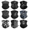 VCZUIUC Headwear Bandana Head Wrap Face Scarf Mask Neck Warmer Balaclava for Sports (Medium (Quick Dry), 9pcs: Modern Black) view 1