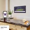2024 CFP National Championship Game, Washington vs Michigan - 41.5x15-inch Single Mat, Select Framed Picture by Blakeway Panoramas view 2