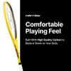 Harrow Sports Vapor 110 Squash Racquet for Advanced & Professional Players | Carbon-Graphite Composition for Ultimate Performance | Lightweight 110g | Yellow, Blue & Red view 4