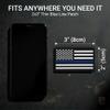 Bluyellow Thin Blue Line American Flag Hook and Loop Tactical Patch 2 Pack view 2