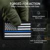 Bluyellow Thin Blue Line American Flag Hook and Loop Tactical Patch 2 Pack view 3