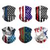VCZUIUC Headwear Bandana Head Wrap Face Scarf Mask Neck Warmer Balaclava for Sports (Medium (Quick Dry), 6pcs: Flag Series) view 1