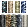 VCZUIUC Headwear Bandana Head Wrap Face Scarf Mask Neck Warmer Balaclava for Sports (Medium (Quick Dry), 9pcs: Camo) view 2