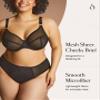 Sculptresse Liberty Deep Brief (10844),Large,Black - Black,Large view 3