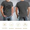Custom T Shirts for Men, Design Your Own Shirt, Add Text Image Logo Personalized Cotton Tee Printed Photo Front Dark Gray view 3