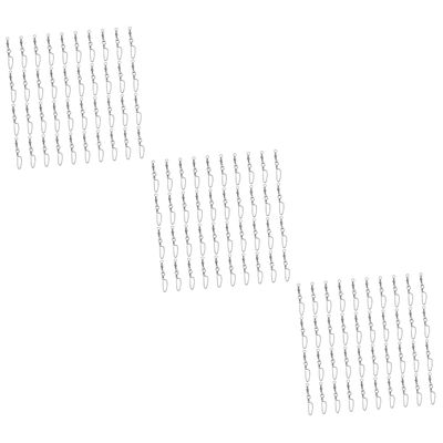 BESPORTBLE 240pcs Fishing Line Snap Swivels Sturdy Construction for Catfishing Lure Pin Connector