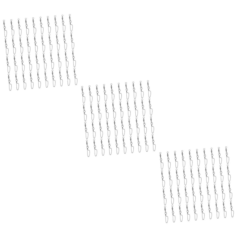 BESPORTBLE 240pcs Fishing Line Snap Swivels Sturdy Construction for Catfishing Lure Pin Connector