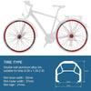 Bicycle Wheels 26 Inch Bicycle Rims Disc Brakes Double Wall Rims Box Hubs Ball Bearings 7 8 9 10 Speed (Color : Red) view 2
