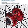 Bicycle Wheels 26 Inch Bicycle Rims Disc Brakes Double Wall Rims Box Hubs Ball Bearings 7 8 9 10 Speed (Color : Red) view 4
