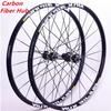 Bicycle Wheel 26 27.5 29 Inch Alloy Double Wall Rim 8-11 Speed Quick Release Bearing 6 Ratchet Quick Release Carbon Fibre (Color : Black Hub Wheel Set, Size : 26inch) view 2