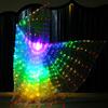 Reicyfang LED Belly Dance Wings with Stick, LED Isis Wings, Glow Light Up Belly Dance Costumes, LED Lights Belly Dance Isis Wings Carnival Rave Costumes Outfits(Adult Colorful) view 4